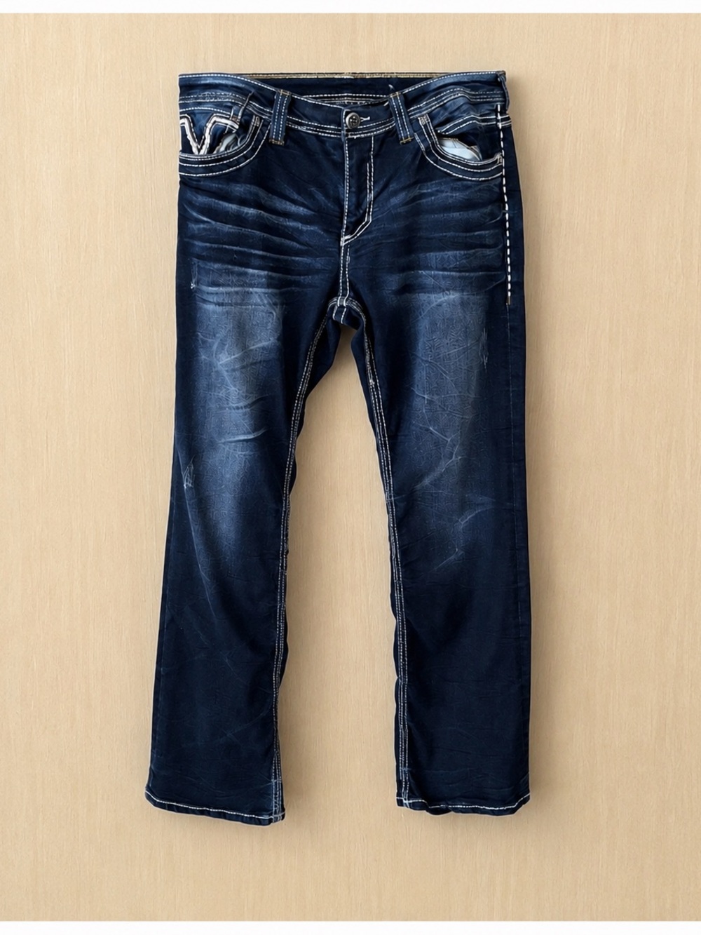 Affliction Black Premium Cooper Jeans Men’s 32x32 Dark Wash Bootcut